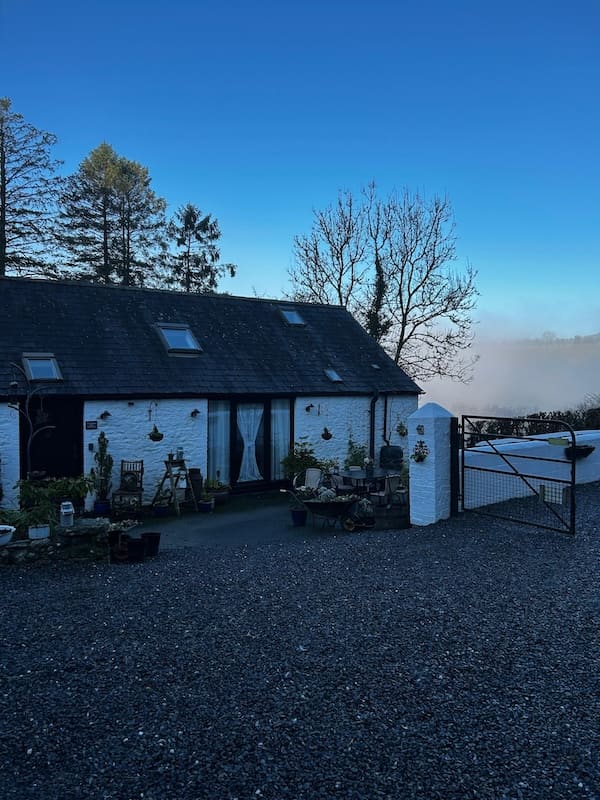 Atmospheric fog around Rhiw yr Hwch